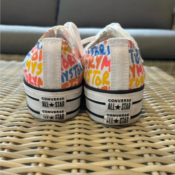 Converse Chuck Taylor All Star Platform “My Story” Sneakers 10 colorful y2k - Picture 7 of 7